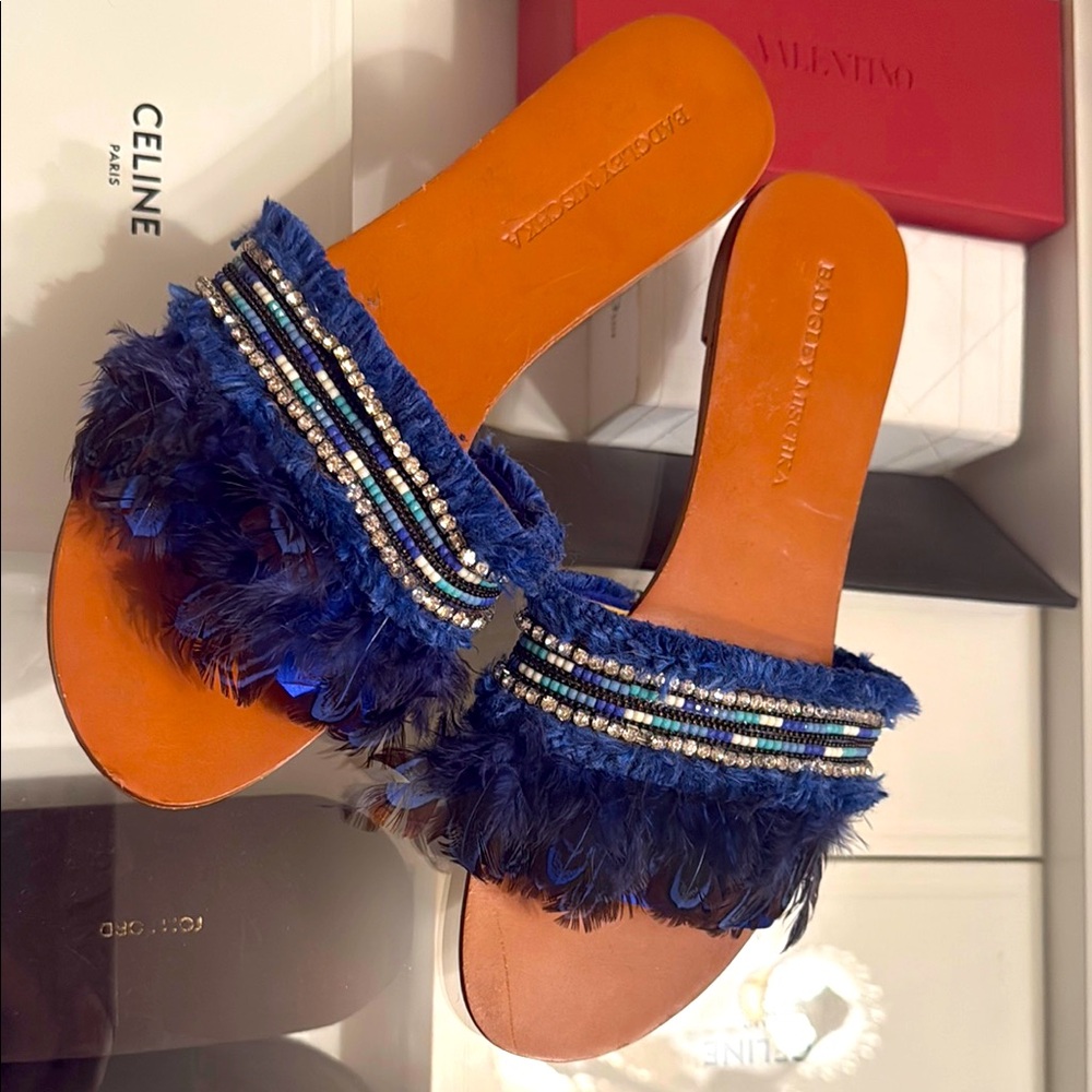 Badgley Mischka  Blue Sandals